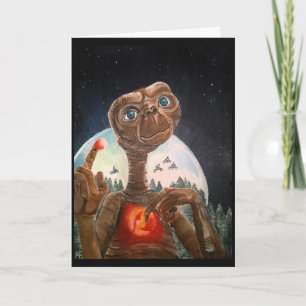 Alien Portrait Painting by Alfred Fox Card