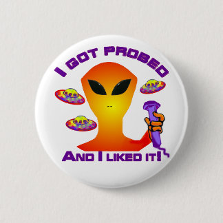 Alien Probe 2 Inch Round Button