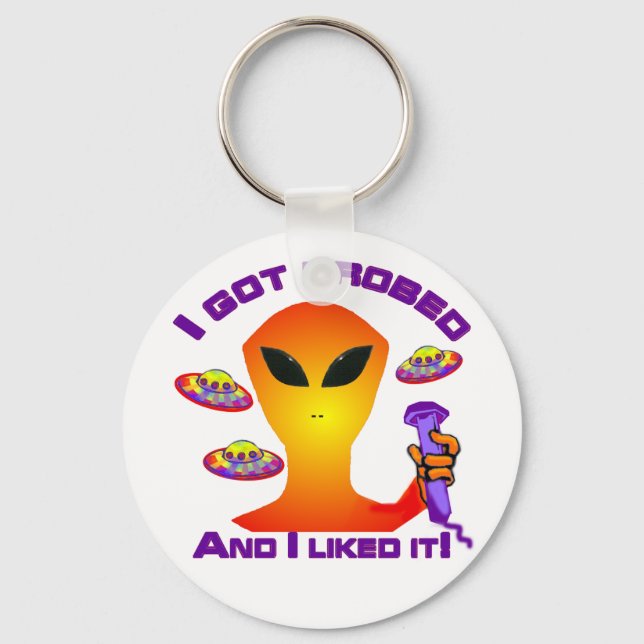 Alien Probe Keychain (Front)