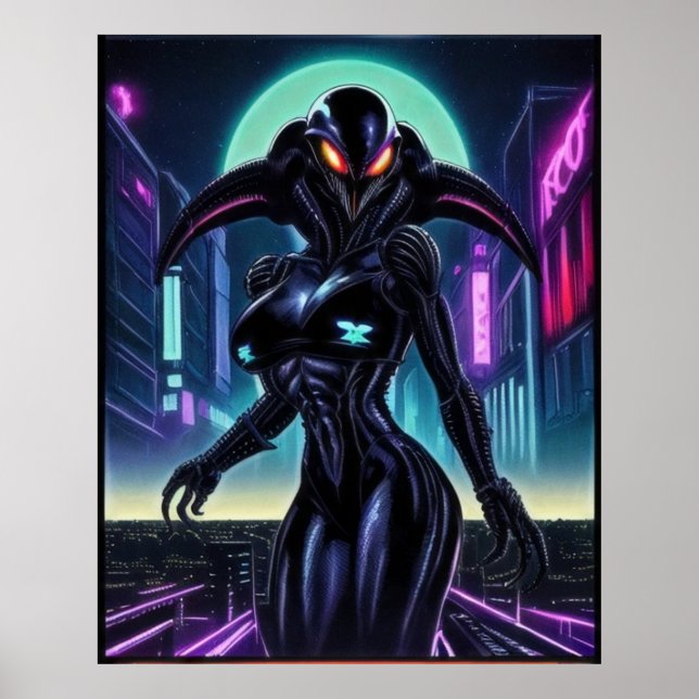 Alien Raven 10 Poster (Front)