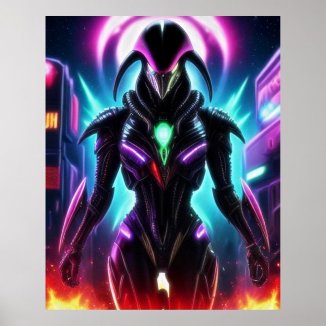 Alien Raven 16 Poster (Front)