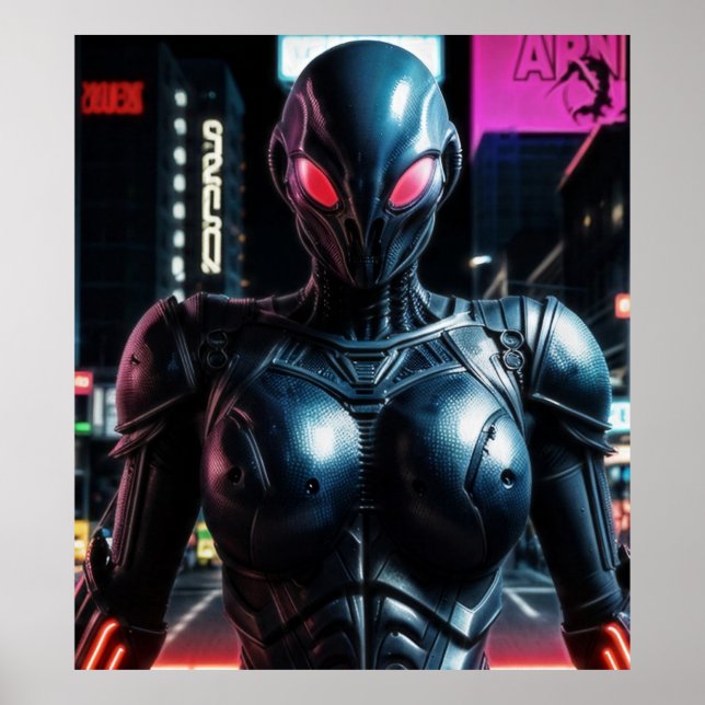 Alien Raven 25 Poster (Front)