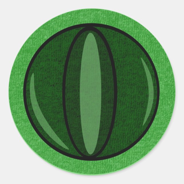 Alien Reptile Eye Sticker (Front)