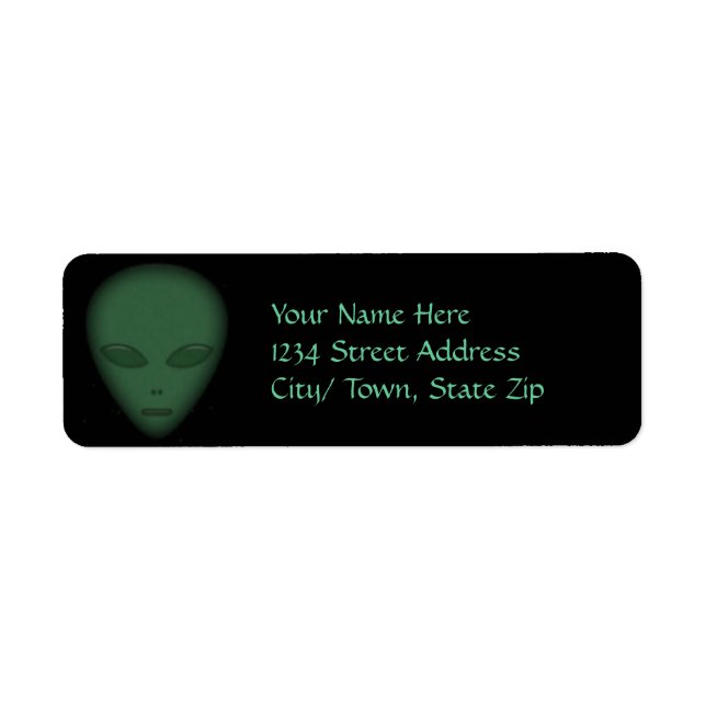 Alien Return Address Labels (Front)