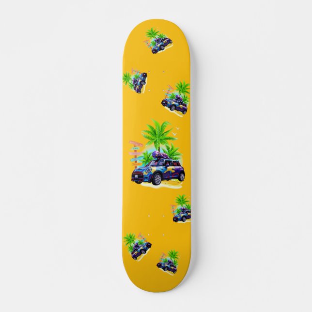 Alien Riding a Mini Skateboard (Front)