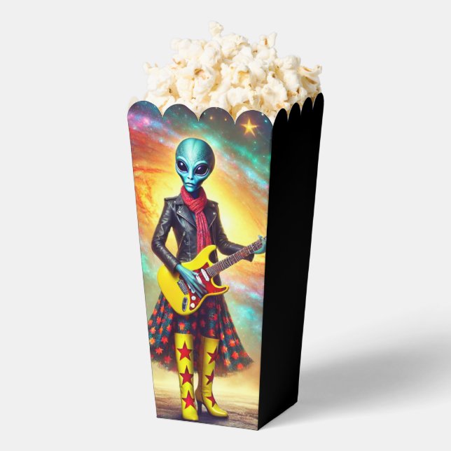Alien Rockstar Favor Box (Popped)