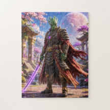 Alien Samurai Warrior Puzzle
