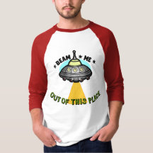Alien Ship Beam Men's 3/4 Raglan T-Shirt