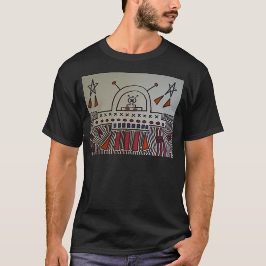 Alien Ship with X Alien T-Shirt