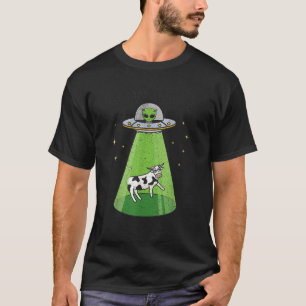 Alien Shirt Funny Cow Abduction UFO Area 51 Get in