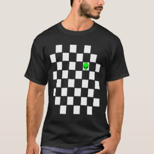 Alien Ska Music Genre Black White T-Shirt