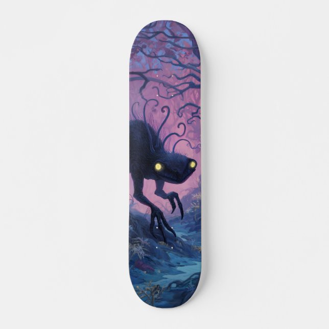 Alien Skateboard in a Dark Forest (Front)