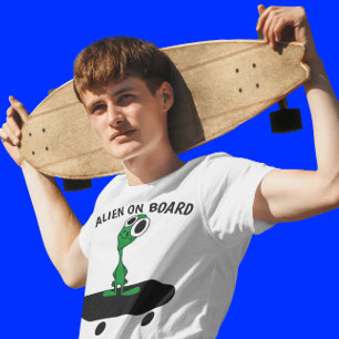 ALIEN SKATEBOARDING T-Shirts