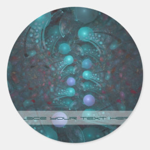 Alien Skin 001 Classic Round Sticker