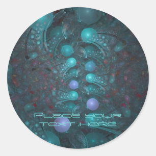 Alien Skin 001 Classic Round Sticker