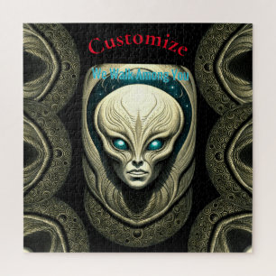 Alien skull Head Thunder_Cove  Jigsaw Puzzle