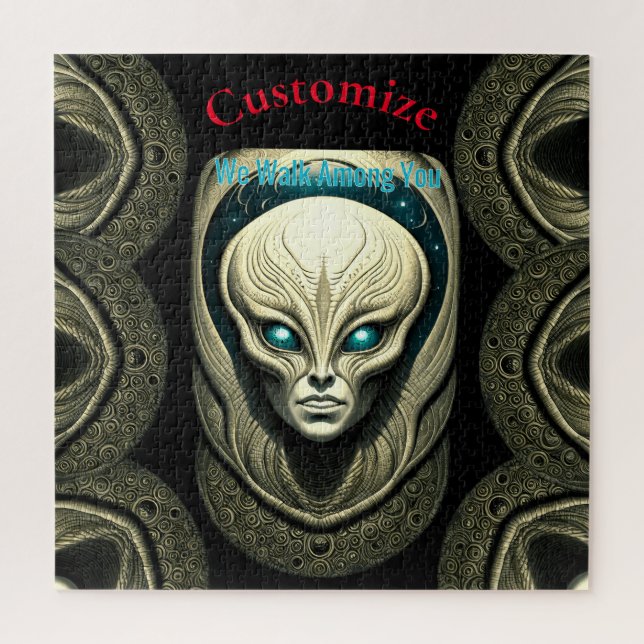 Alien skull Head Thunder_Cove  Jigsaw Puzzle (Vertical)