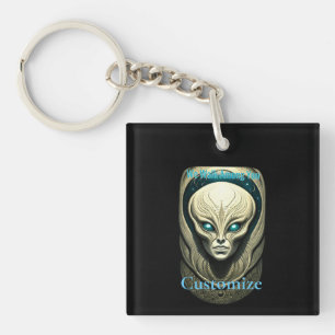 Alien skull Head Thunder_Cove Keychain