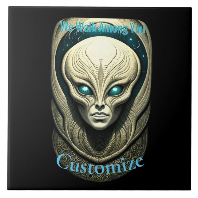 Alien skull Head Thunder_Cove  Tile (Front)