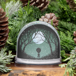 Alien Snow Globes Custom Cute Alien Snow Globes Snowglobe