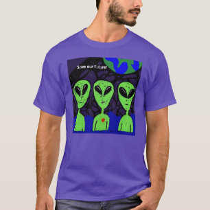 Alien space earth UFO Martian T-Shirt
