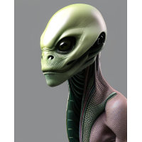 Alien Space Futuristic Beautiful color T-Shirt