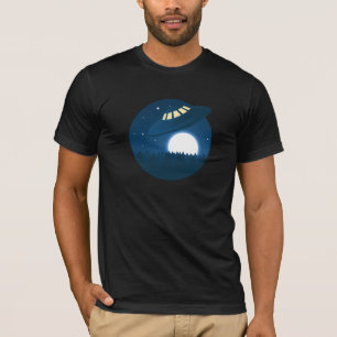Alien Space Ship landing T-Shirt