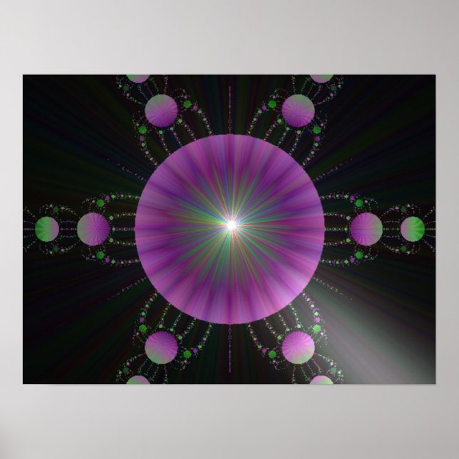 Alien Space Ship Poster (Front)