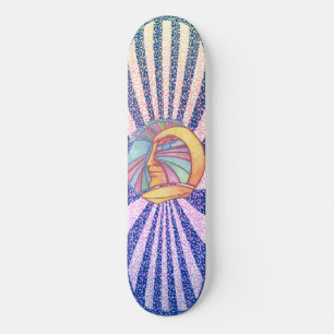 alien spaceman Skateboard