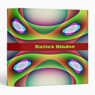 Alien Spaceship Custom Binder