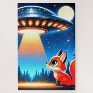 Alien Spaceship Jigsaw Puzzle