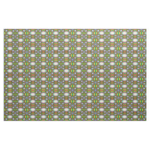 Alien Spaceship patterned Fabric