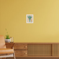 Alien Spaceship Print, Value Poster Paper (Matte)