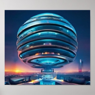 Alien Spaceship Wall Art & Decor Posters