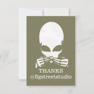Alien, Speak No Evil, edit text Thank You Card