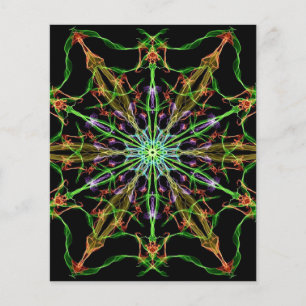 Alien Spider Web Mandala   Spider Gifts Flyer