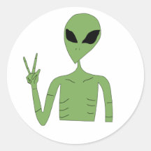 Alien Sticker 