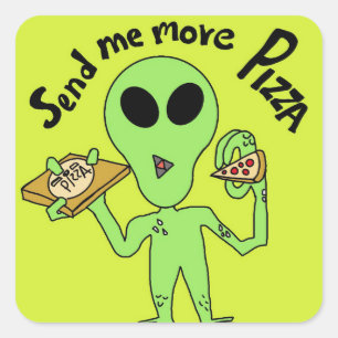 Alien sticker