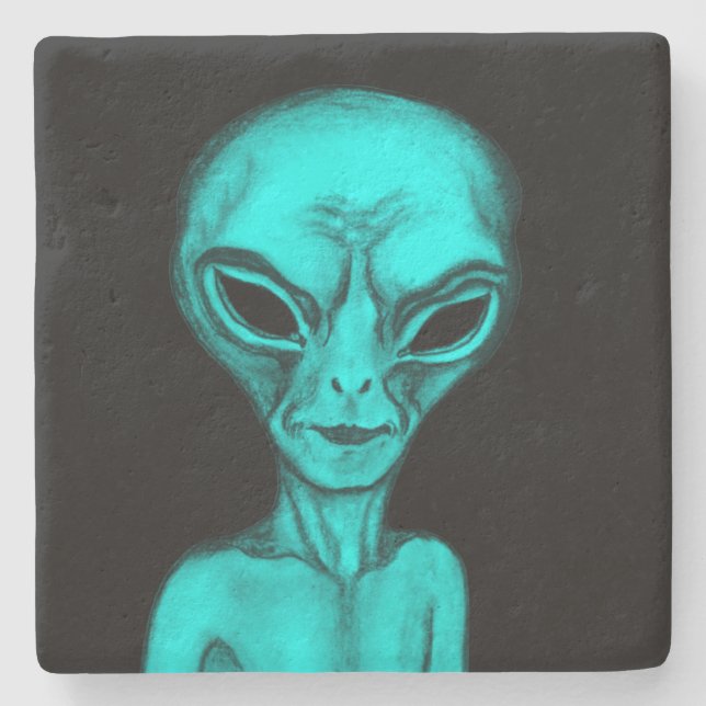 Alien Stone Coaster (Front)