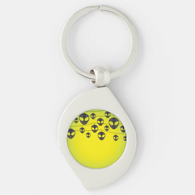 Alien string keychain (Front)