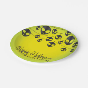 Alien string paper plate