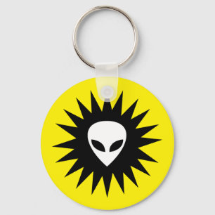 Alien Sun Keychain