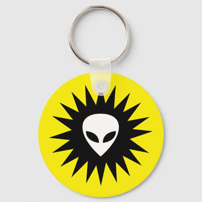 Alien Sun Keychain (Front)