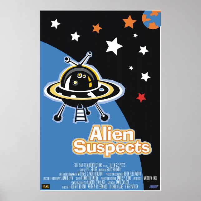 Alien Suspects Poster (Front)