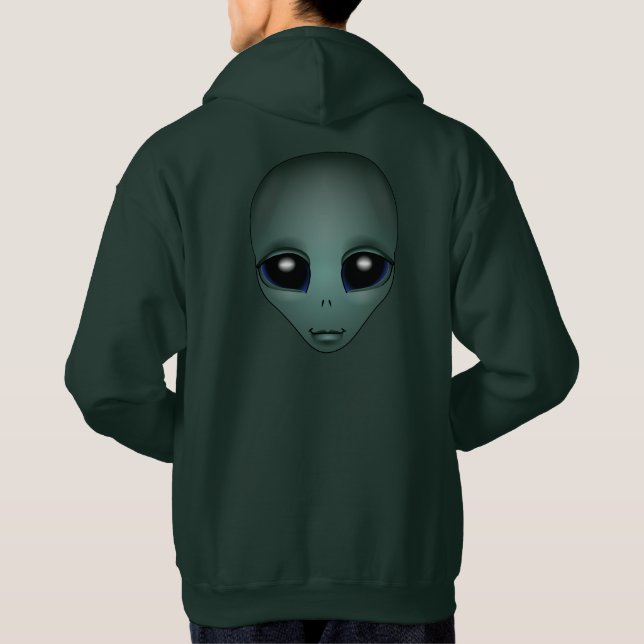 Alien Sweat - shirt à capuche Veste Hommes mignon  (Dos)