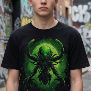 Alien T-Shirt   HP Lovecraft Cosmic Horror Tee