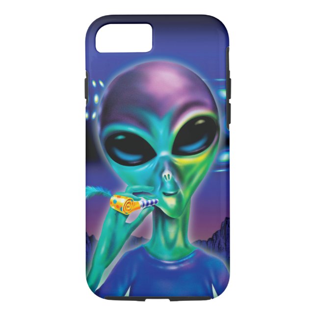 Alien 'Take me to your Party' iPhone 7 case (Back)
