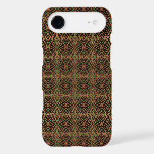 Alien Tech Pattern Multi colour Psychedelic 