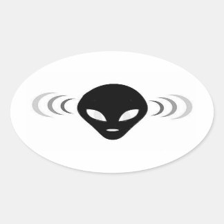 Alien Telepathy ufo sticker