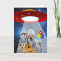 Alien Theme Funny Pet Birthday